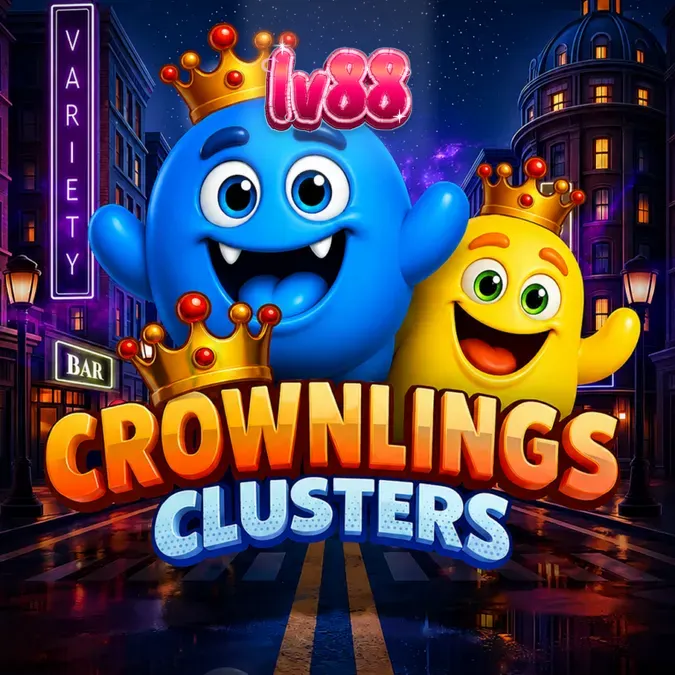 Giao diện trò chơi Crownlings Clusters với các sinh vật đầy màu sắc